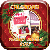 Cute Calendar Photo Frame 2017 icon