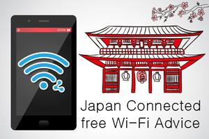 Japan Connect free WiFi Advice Plakat