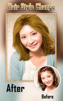 Hair Style Changer : Wig Hair الملصق