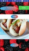 ITALIAN HOT DOG RECIPE poster