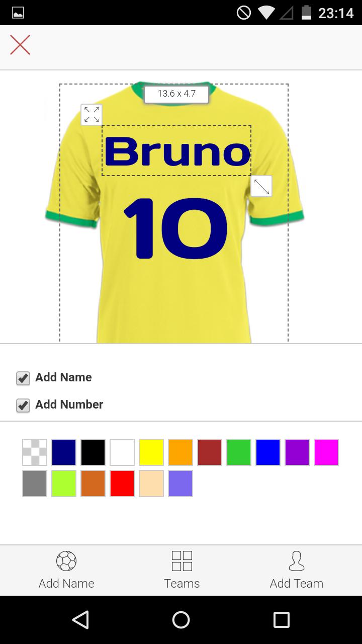 Descarga de APK de Diseñador de Camisetas Fútbol para Android
