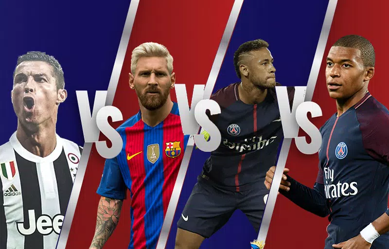 Ronaldo Vs Messi Vs Neymar Vs Mbappe Wallpapers Apk Fur Android Herunterladen
