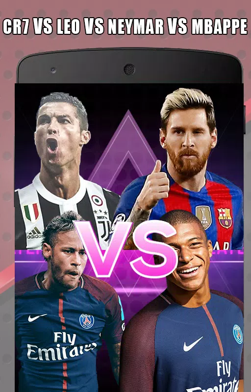 Ronaldo Vs Messi Vs Neymar Vs Mbappe Wallpapers Apk Fur Android Herunterladen