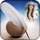 Feather Photo Frames-icoon