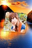 Sunset Photo Frames الملصق