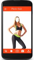 Woman Fitness Photo Suit Poster