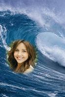 Water Wave Photo Frames Poster