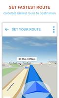 GPS Route Finder Earth Map capture d'écran 2