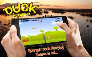 Duck Hunting Shooting Affiche