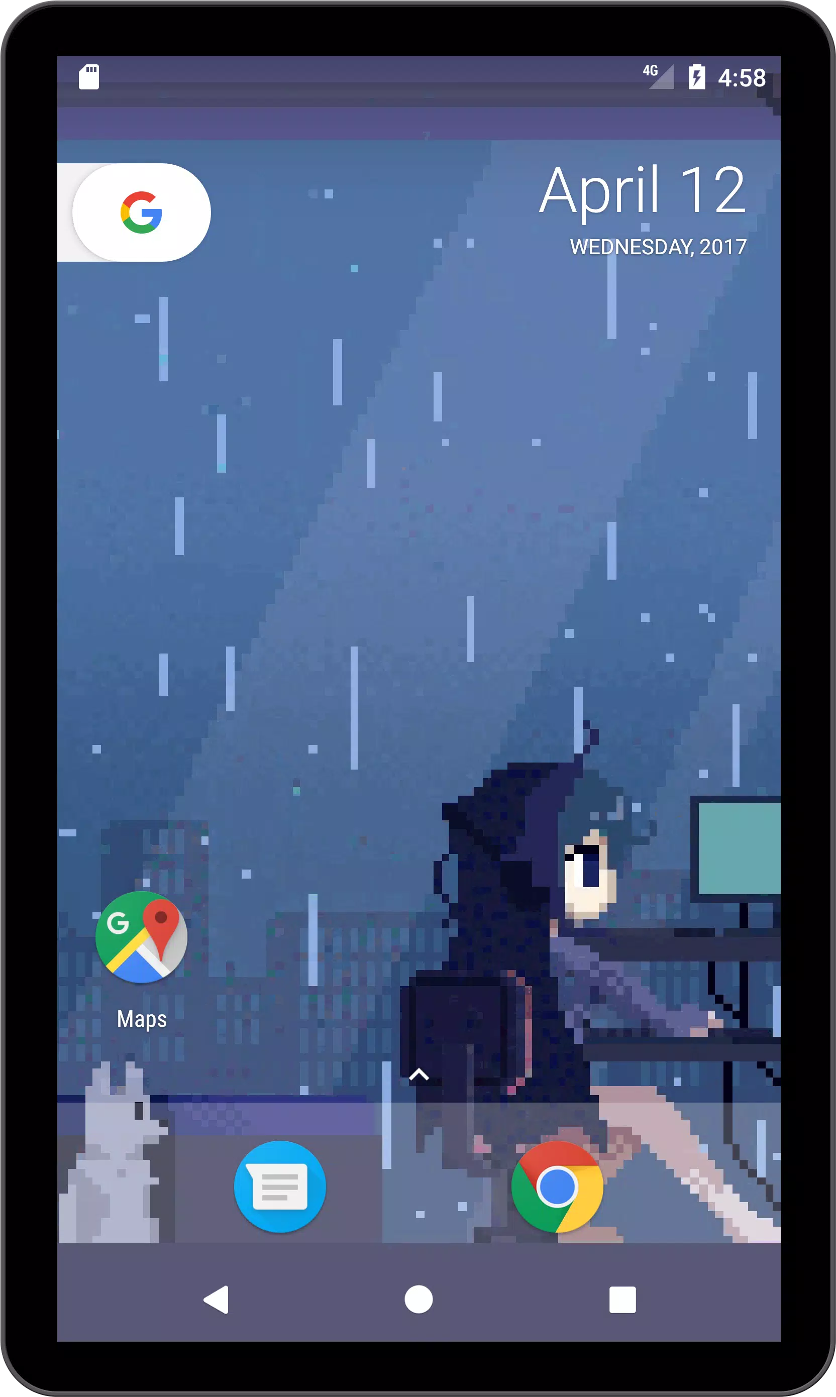 Tải xuống APK Live Wallpaper - Pixel Rain cho Android