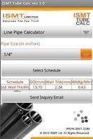 برنامه‌نما ISMT Tube Calc عکس از صفحه