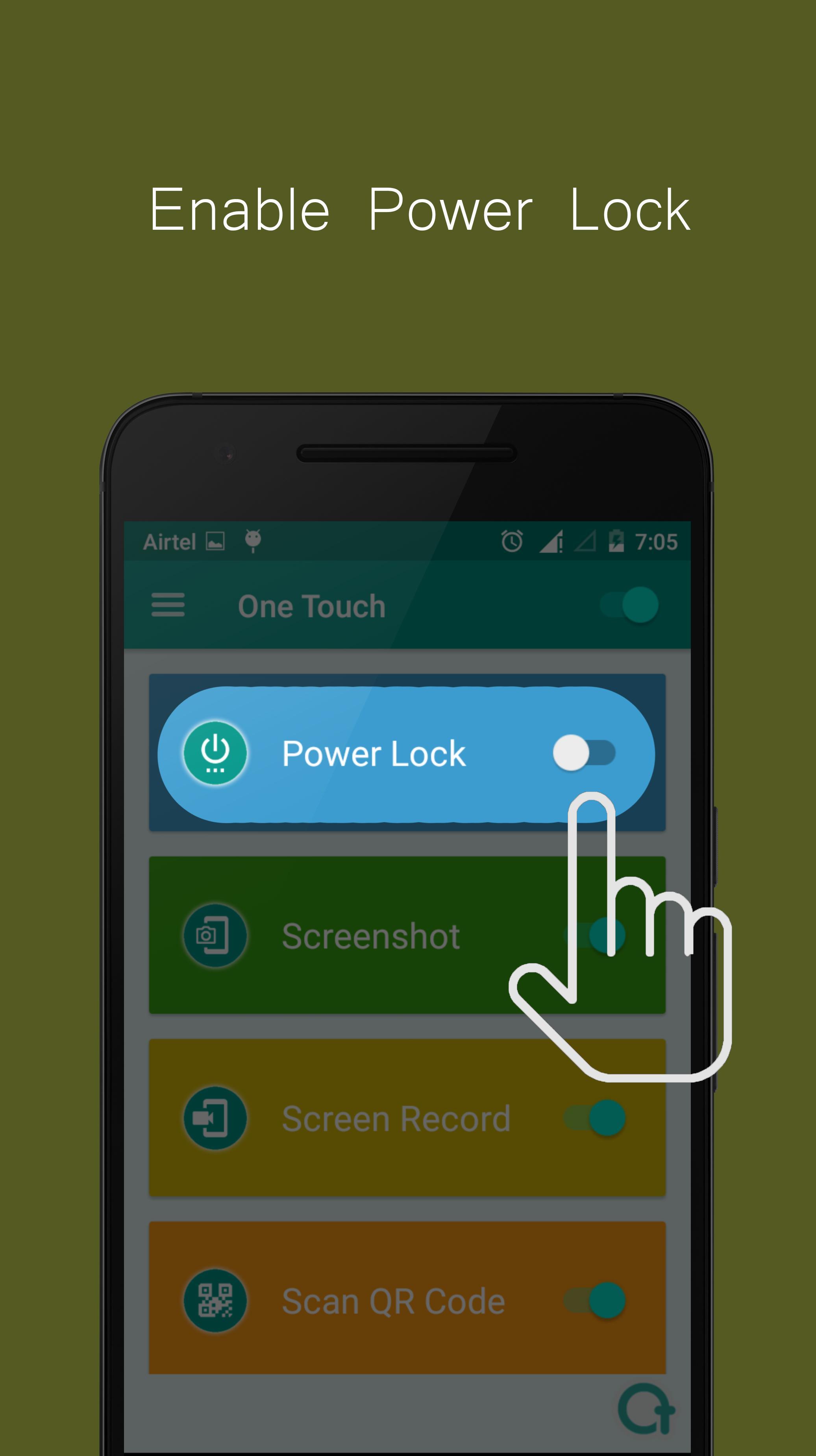 One touch options
