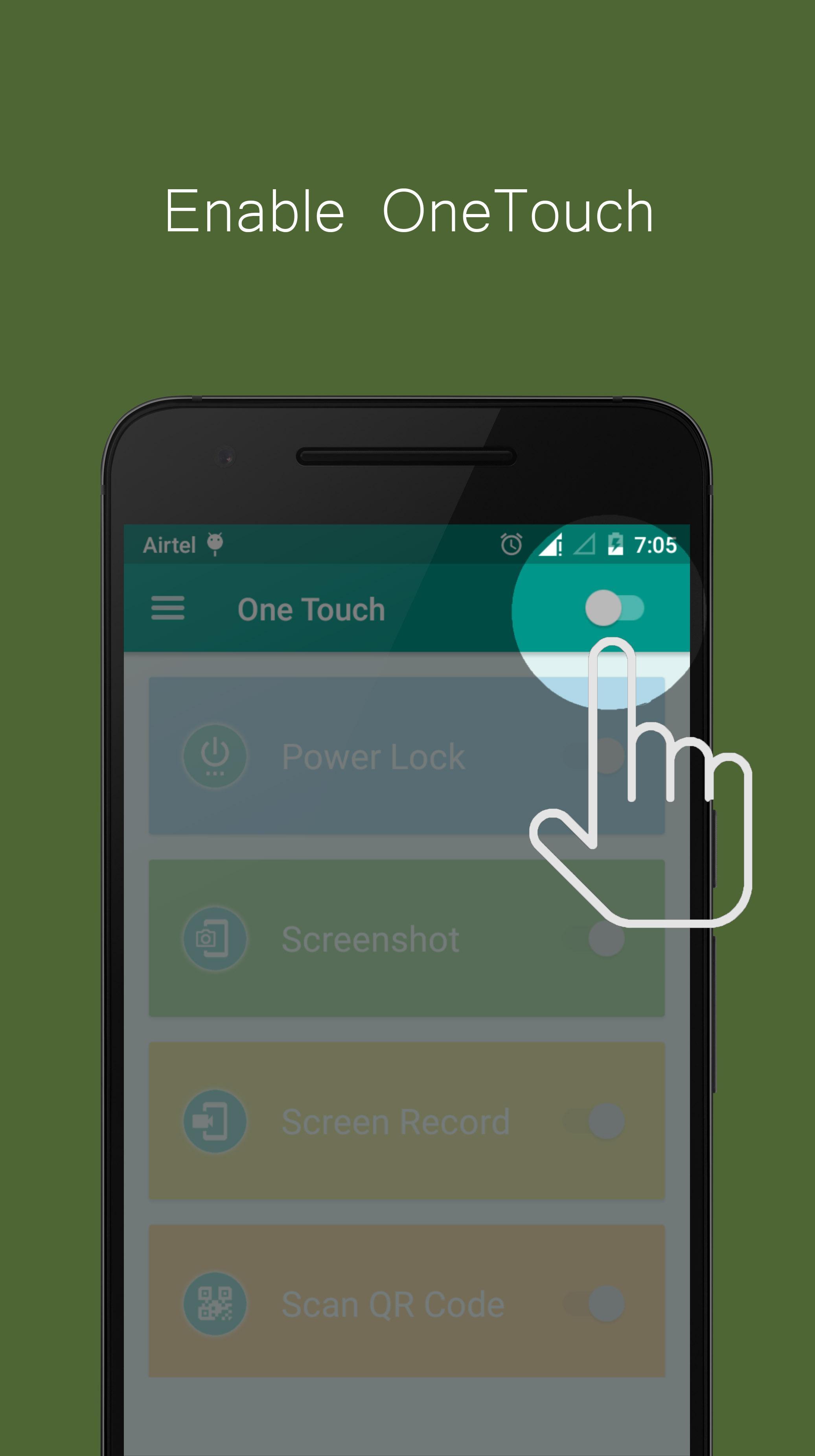 One touch options