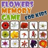 Flowers Memory Game for Kids icône