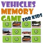 Vehicles Memory Game icono