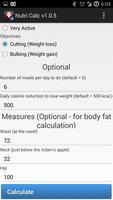 Nutri Calc تصوير الشاشة 1