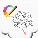 How to Draw A Rose Free icône