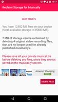 Reclaim Storage for Musically ảnh chụp màn hình 3