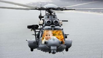 Hélicoptère Cadres photo Affiche