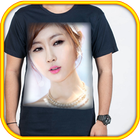 T shirt design photo frames icon