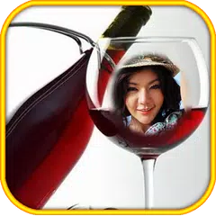 Wine glass Photo Frame Montage APK download