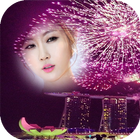 Firework photo frames costume  icon