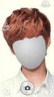 Korean Kpop Oppa Men Hairstyle الملصق