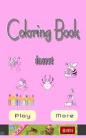 Coloring Book for Kids(insect) Affiche