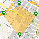 GPS zone Calculator- terrain mesures icône