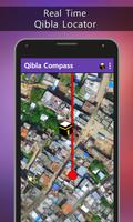 Qibla Finder Compass: Kiblah Direction, Azan time پوسٹر