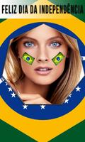Brazil Independence Day Photo Frame: Face Flag تصوير الشاشة 3