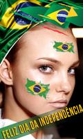 Brazil Independence Day Photo Frame: Face Flag capture d'écran 2