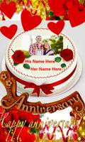 Name Photo on Anniversary Cake: Frames, Filters screenshot 2