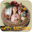 Name Photo on Birthday Cake: Candy Frame, Filter
