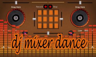 Poster DJ Mixer Dance