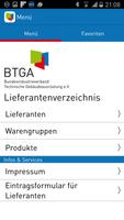 BTGA Lieferantenverzeichnis Affiche