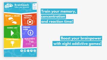 Brain Coach - Memory Games الملصق