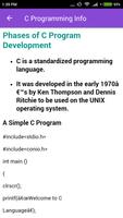 C Programming Info স্ক্রিনশট 3