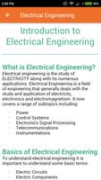 Electrical Engineering capture d'écran 3
