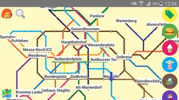 Berlin Burger Map Affiche