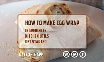 Delicious Egg Wrap Recipe Poster