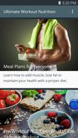 Ultimate Workout Nutrition الملصق