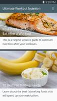 Ultimate Workout Nutrition تصوير الشاشة 1