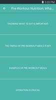 Ultimate Workout Nutrition تصوير الشاشة 2