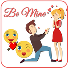 ♥♥Love emoji Propose Day - Valentine♥♥ icône