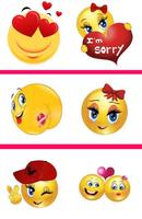 ♥♥Romantic Love Emoji♥♥ ポスター