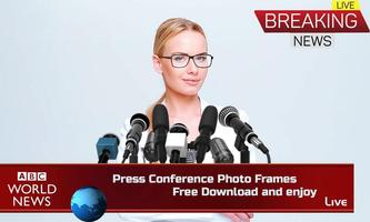 Media Photo Editor Breaking news photo frames Affiche