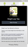Weight Loss Tips Poster