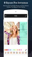 Square cut photo editor الملصق