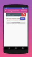 instadown - img and video loader 2018 Affiche
